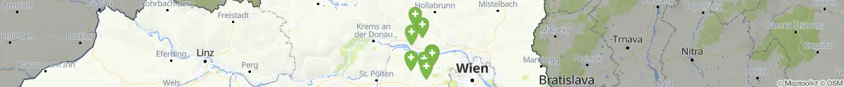 Kartenansicht für Apotheken-Notdienste in der Nähe von Absdorf (Tulln, Niederösterreich)